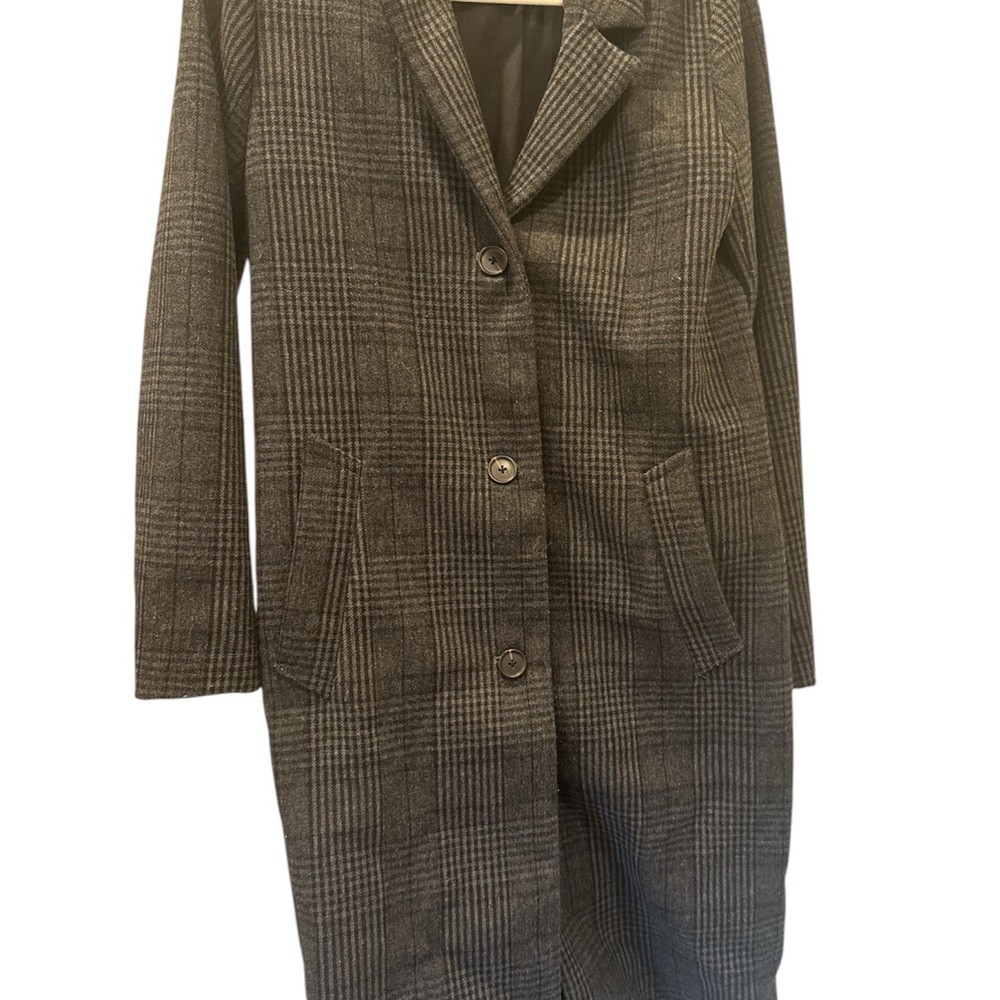 Abercrombie & Fitch Charcoal long coat
